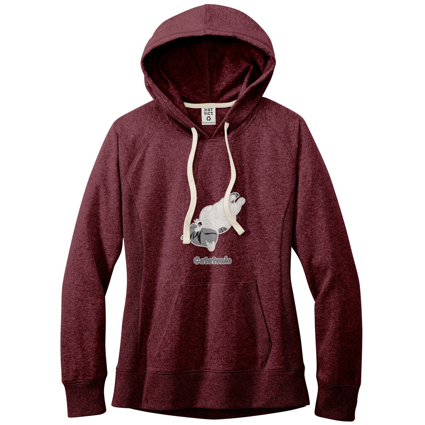 Sudadera con capucha de tejido polar entallada Catatonic