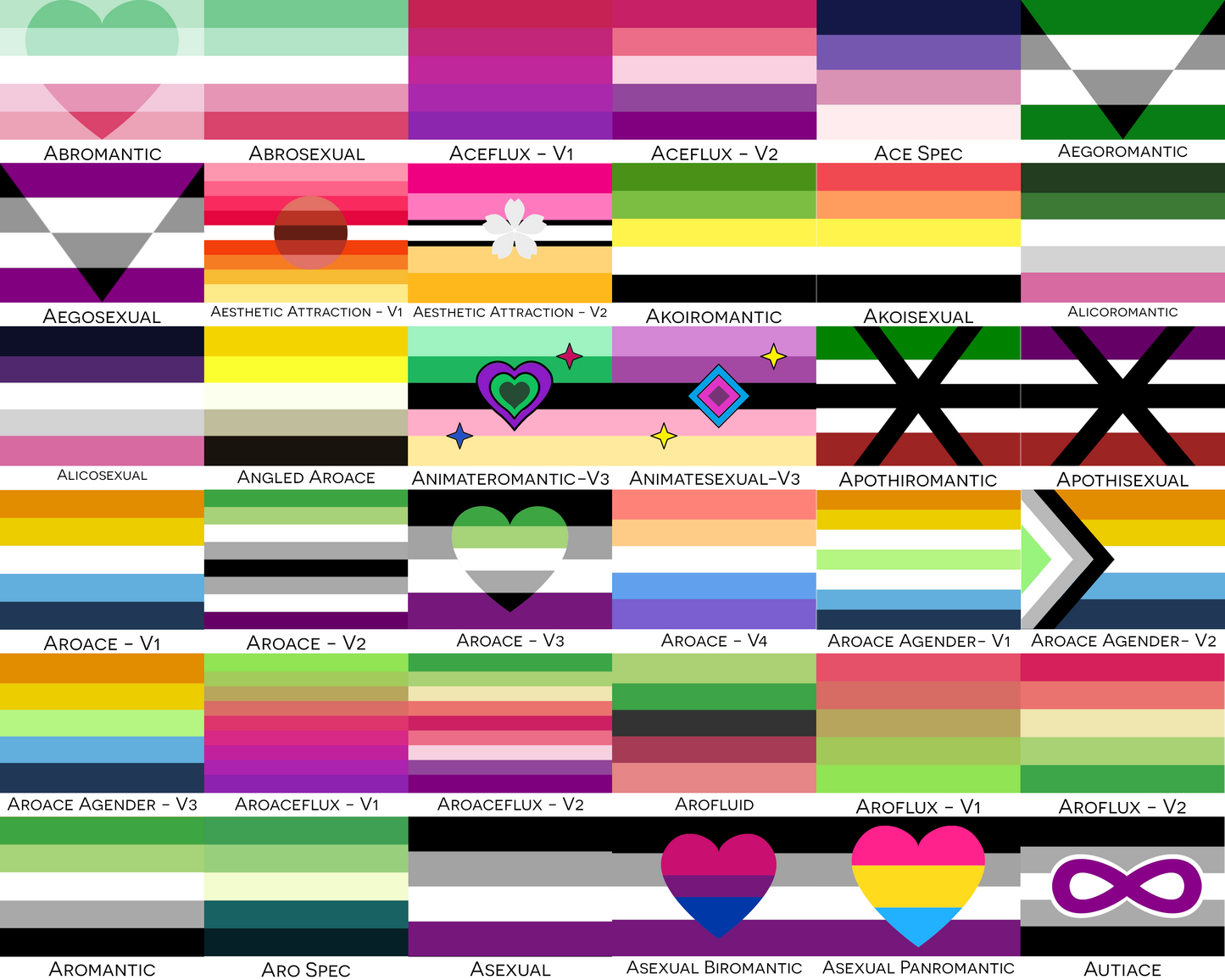 Choose Your Aroace Pride Flags | Single Or Double-Sided | 2 Sizes
