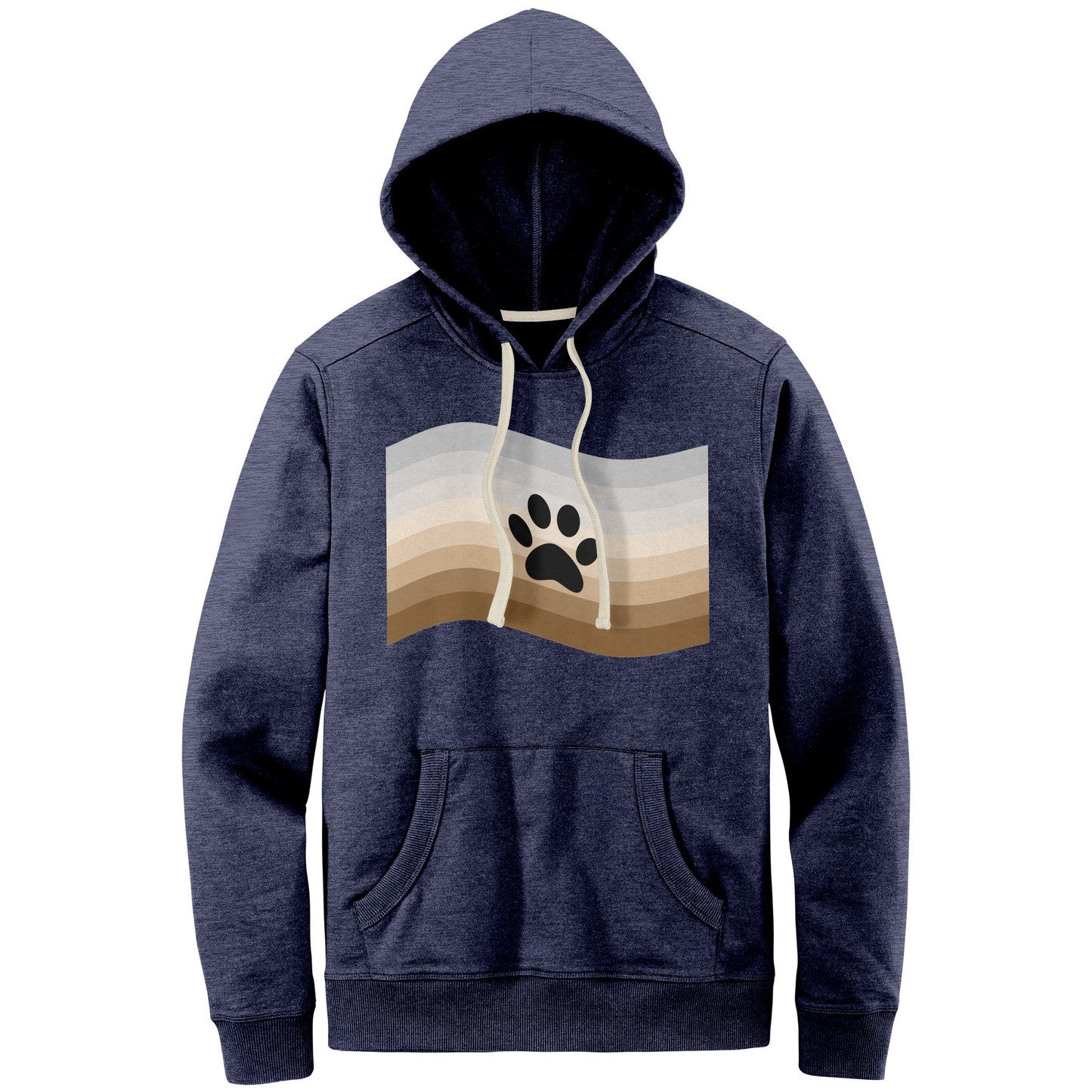 Furry Pride Flag Relaxed Fit Re-Fleece Hoodie | Choose Your Flag