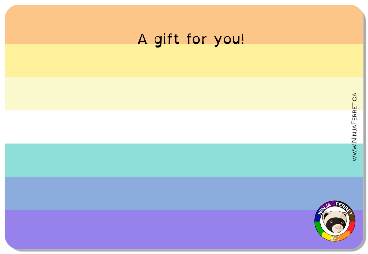 Tarjeta regalo Ninja Ferret - Identidades de género