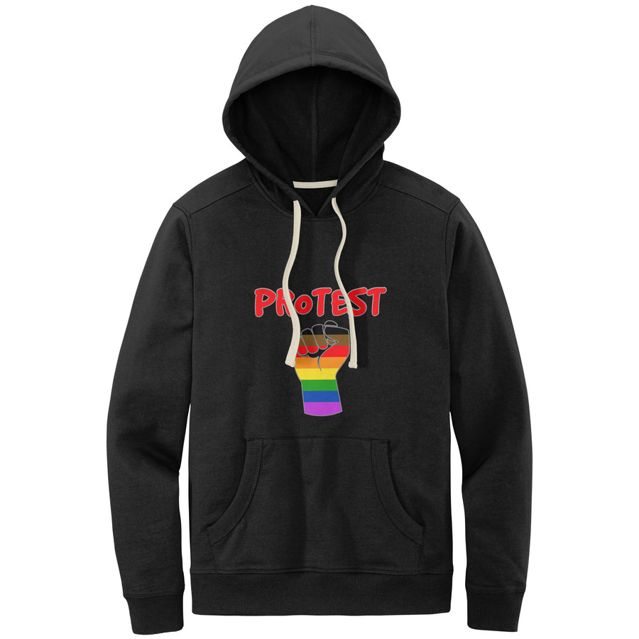 Sudadera con capucha de ajuste relajado Re-Fleece de Protest