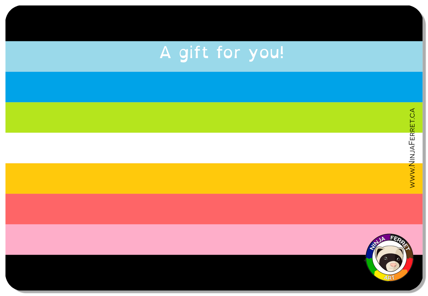 Tarjeta de regalo Ninja Ferret - Orientaciones románticas y sexuales