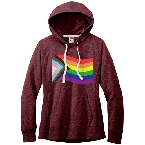 Rainbow Pride Flag Fitted Re-Fleece Hoodies | Choose Your Flag