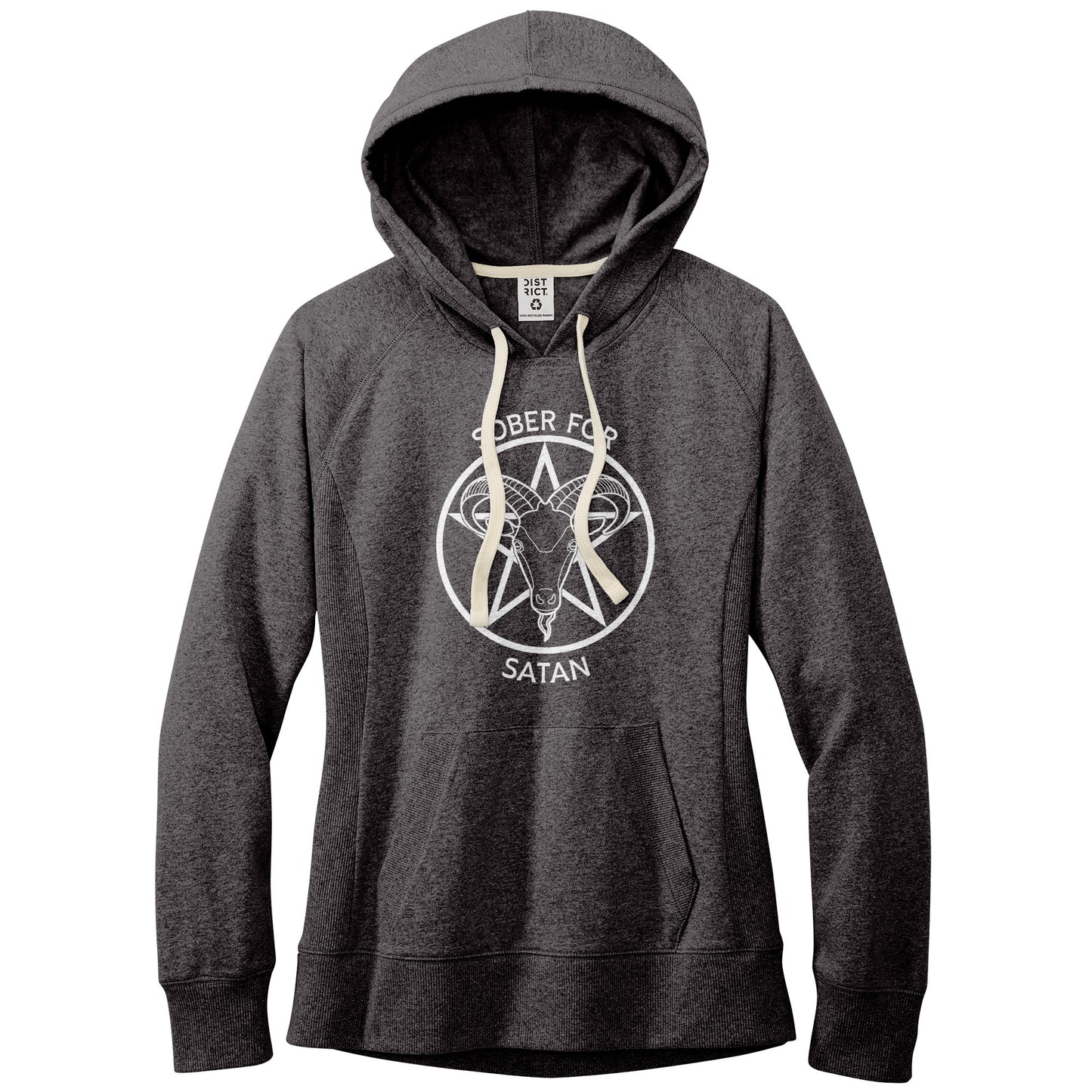 Sober for Satan Fitted Re-Fleece Hoodie
