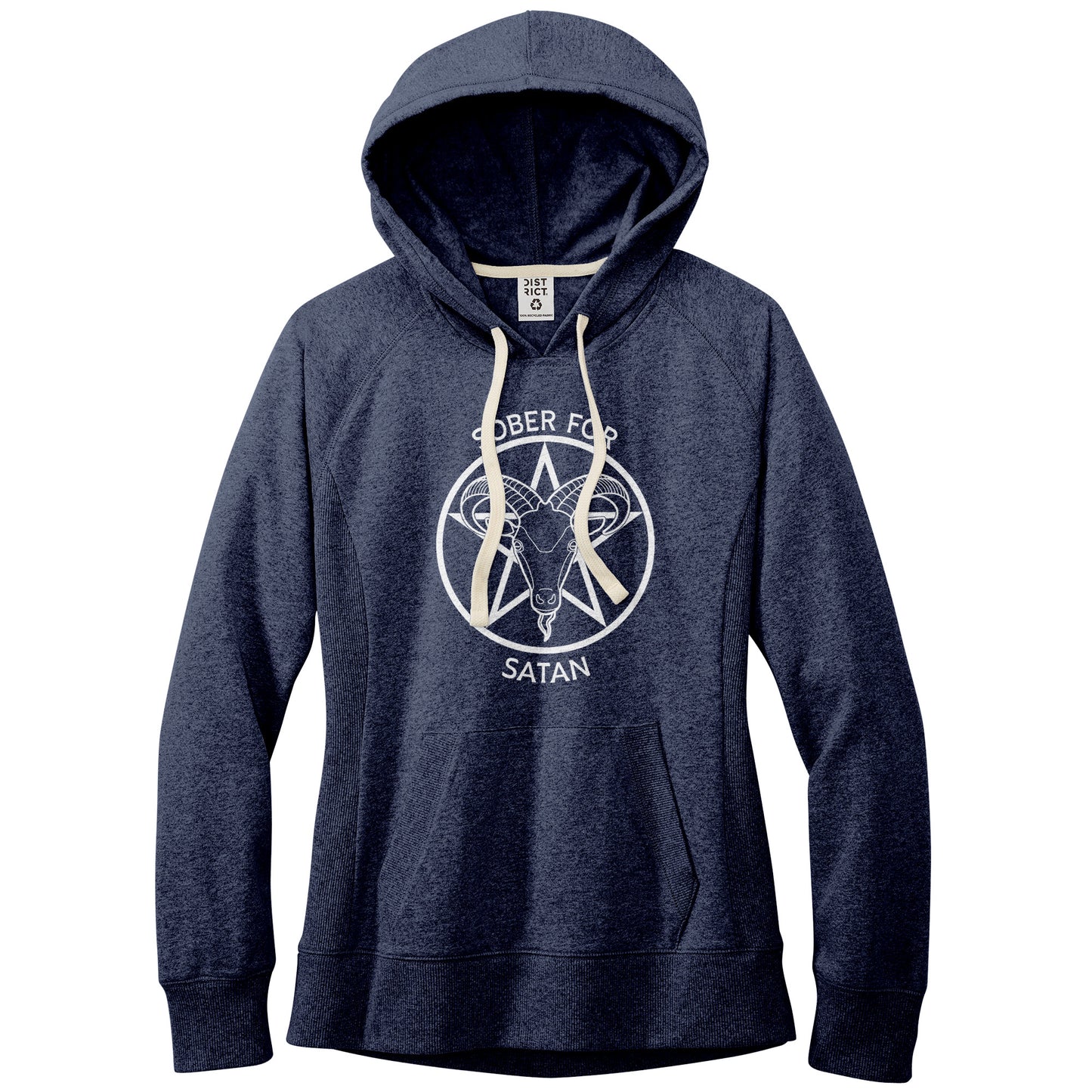 Sober for Satan Fitted Re-Fleece Hoodie