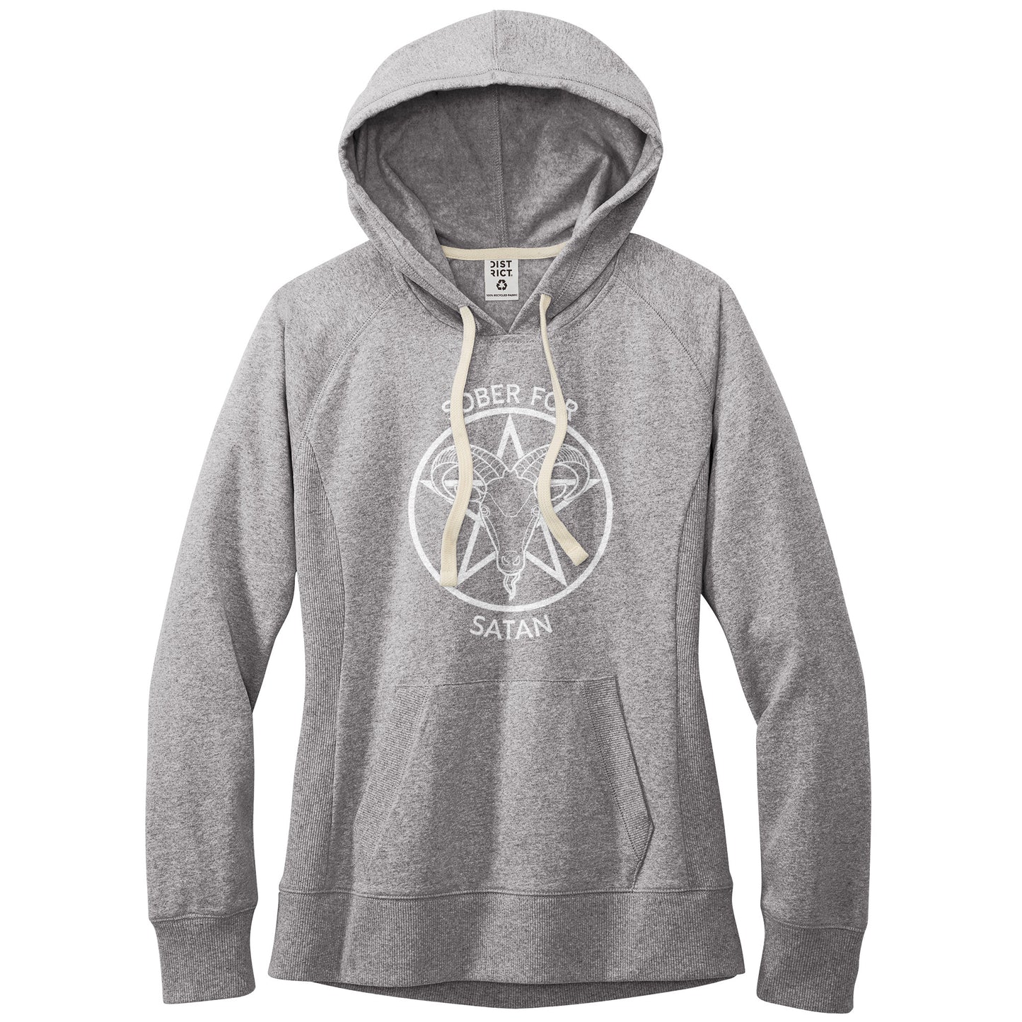 Sober for Satan Fitted Re-Fleece Hoodie