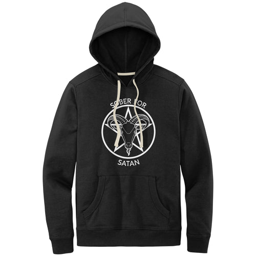 Sober for Satan Relaxed Fit Re-Fleece Hoodie