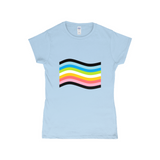 Orientation Pride Flag Fitted Tshirt | Choose Your Flag | Gildan