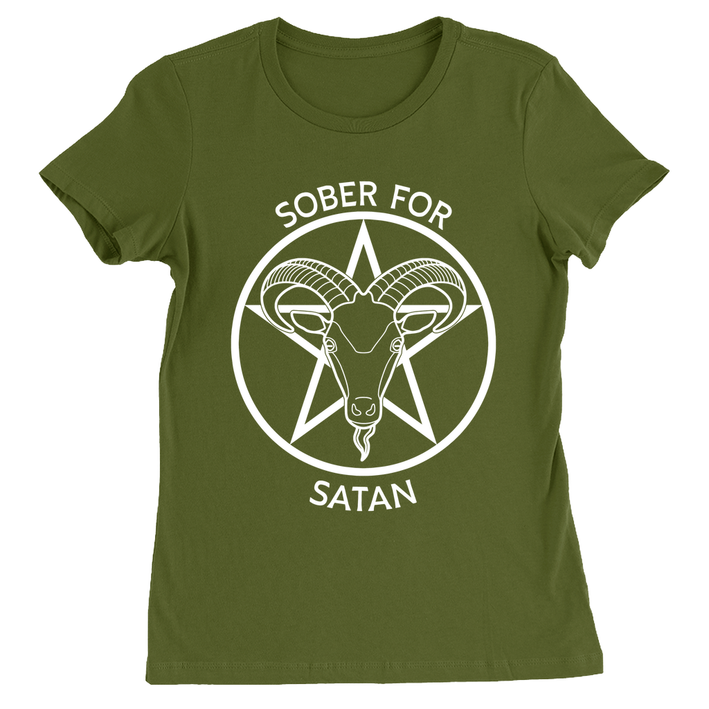 Sober for Satan - DARK Fitted Tshirt | Choose Your Colourway | Bella + Canvas
