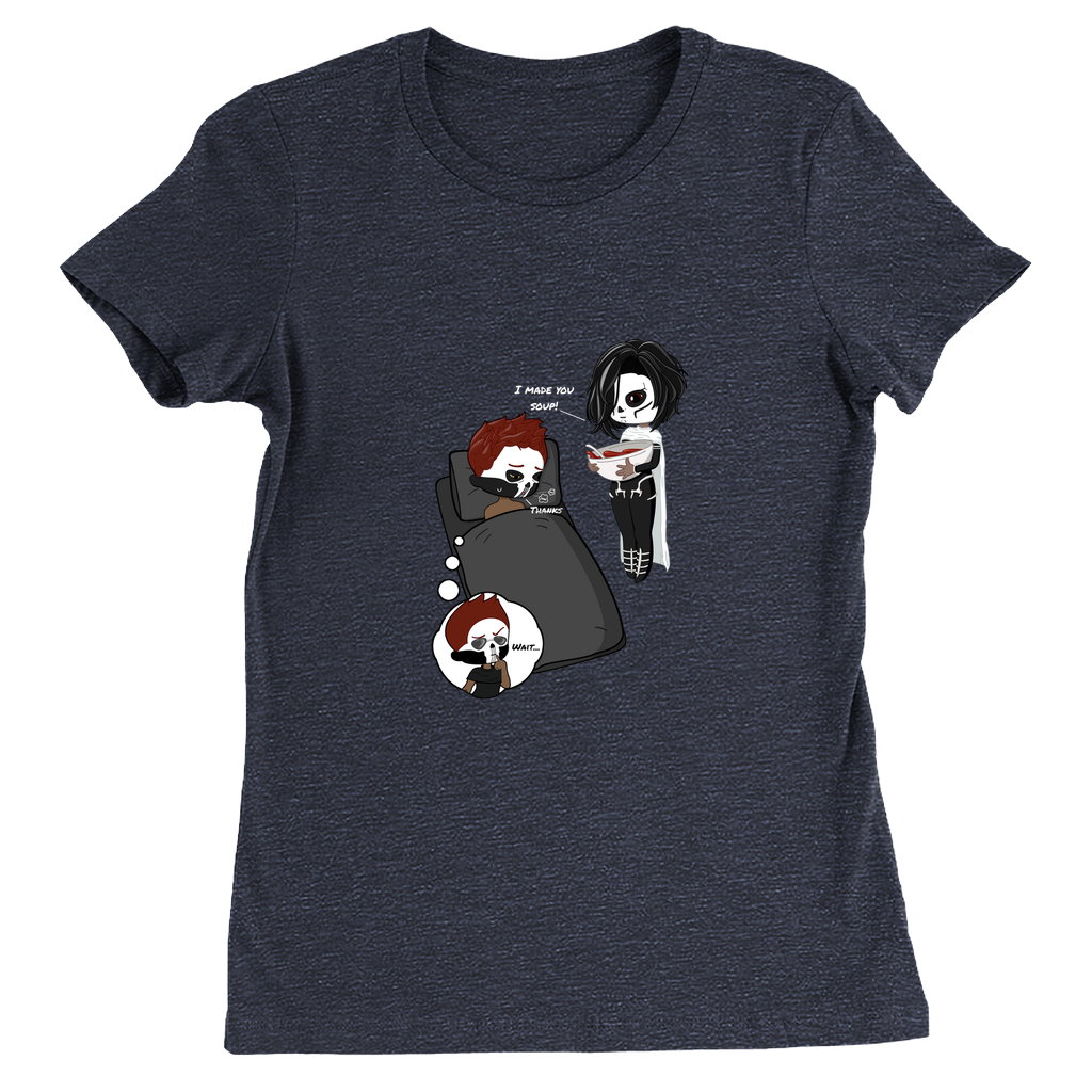 Soup! Fitted T-Shirts | The Locked Tomb | Bella + Canvas