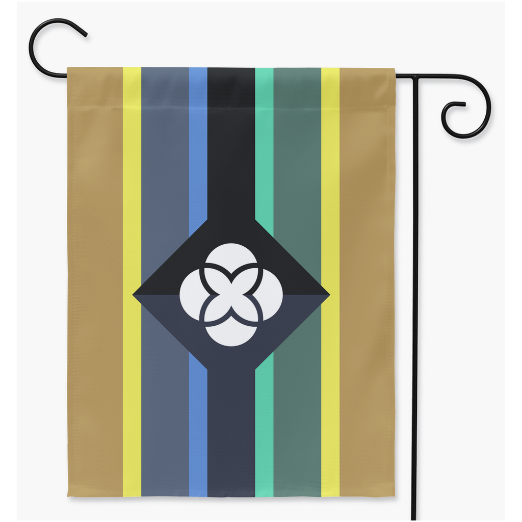 Blended Headmate - V1 Yard and Garden Flags | Single Or Double-Sided | 2 Sizes | Disability and Neurodiversity