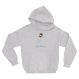 Sweats à capuche Bumblebee Pride Pun (sans fermeture éclair/pull) – DESIGN AVANT | Choisissez votre drapeau et votre jeu de mots | Sweat à capuche pull bourdon | LGBTQIA