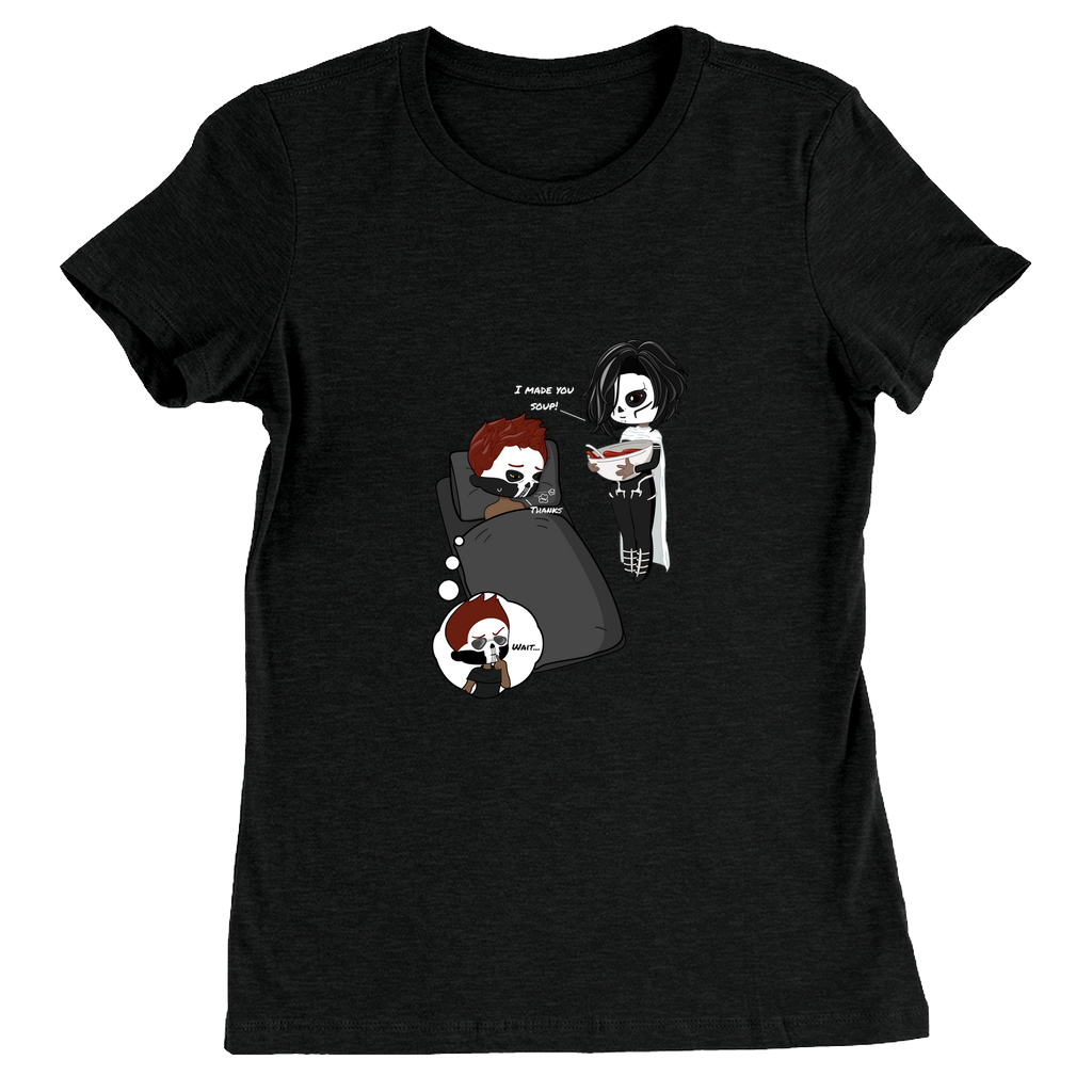 Soup! Fitted T-Shirts | The Locked Tomb | Bella + Canvas