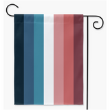 Cour nébularomantique et drapeau de jardin | Simple ou double face | 2 tailles | Spectre Aro Ace