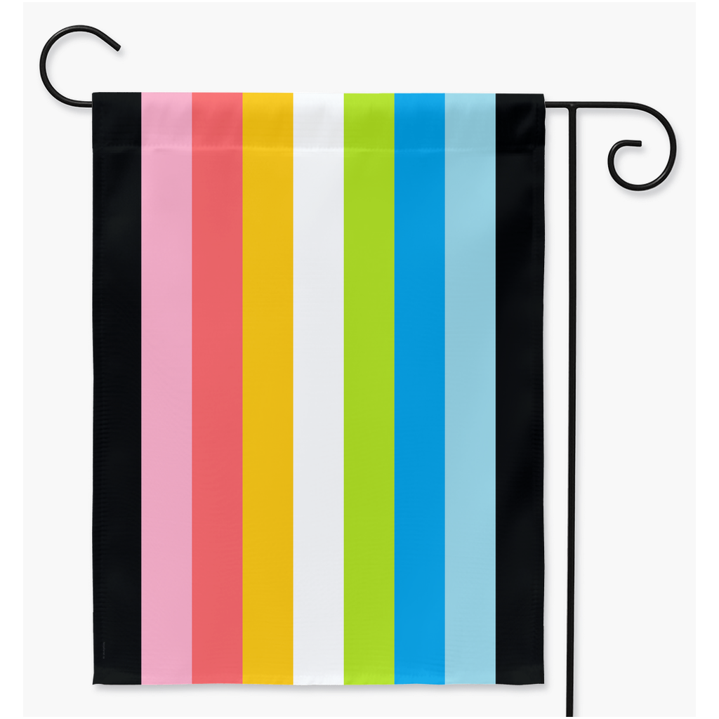 Queer - V2 Yard and Garden Flags | Single Or Double-Sided | 2 Sizes | Lgbtqia2s - Sexual And Romantic Orientations