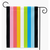 Queer - V2 Yard and Garden Flags | Single Or Double-Sided | 2 Sizes | Lgbtqia2s - Sexual And Romantic Orientations