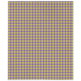 Couvertures Minky Plaid Pride non binaires « Enbyberry »