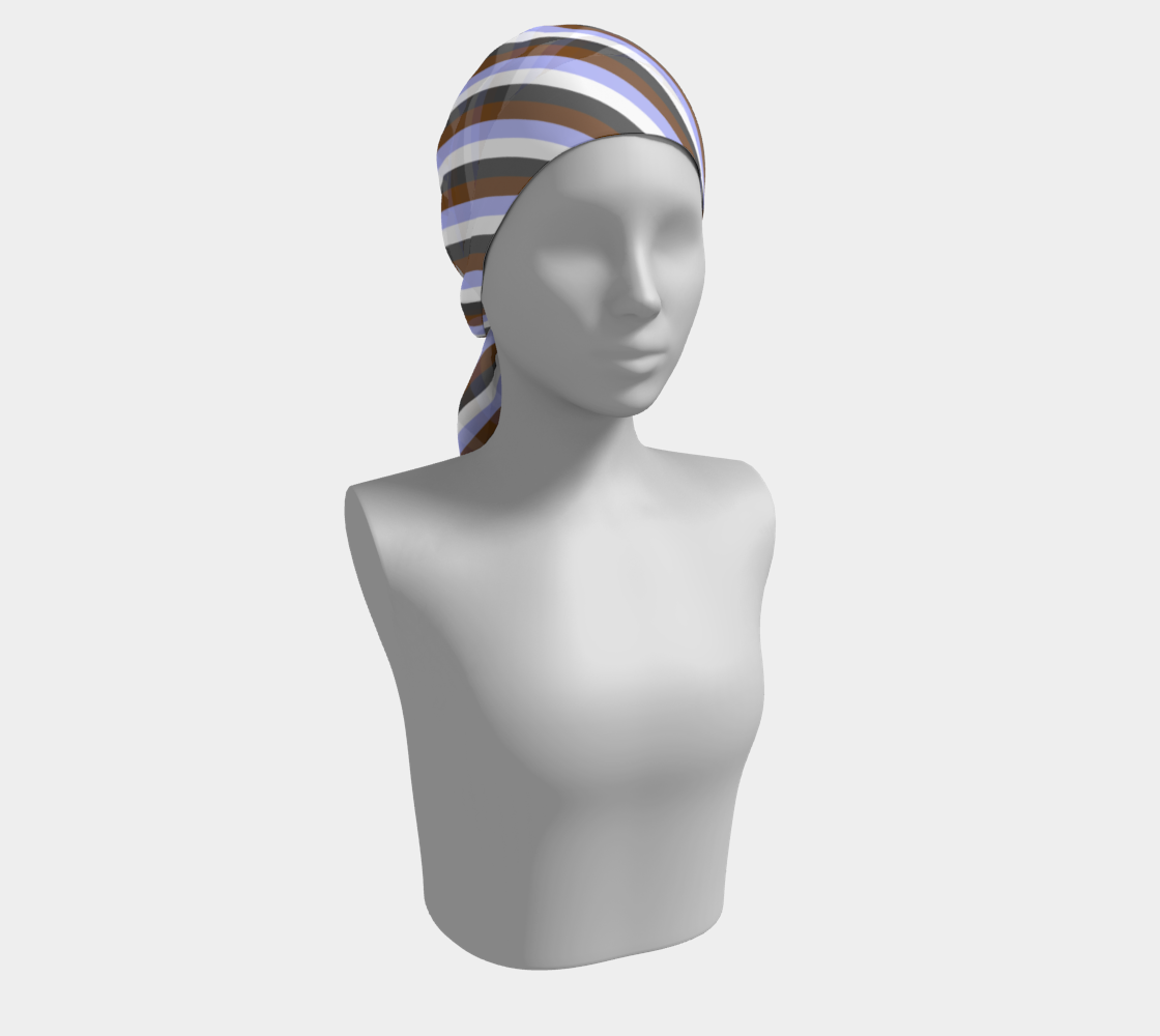 Gender Apathetic Striped Long Scarf