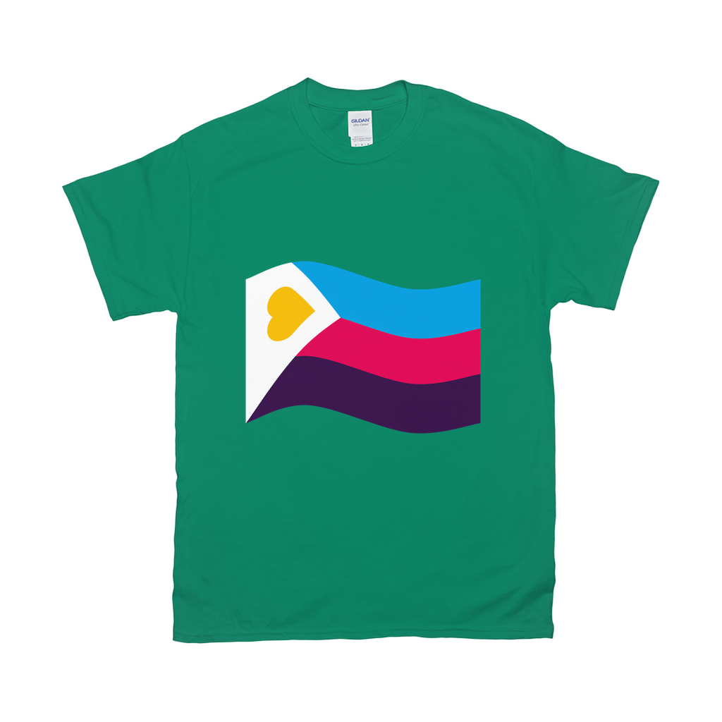 Polyamory Pride Flag Relaxed Fit Tshirt - LIGHT | Choose Your Flag