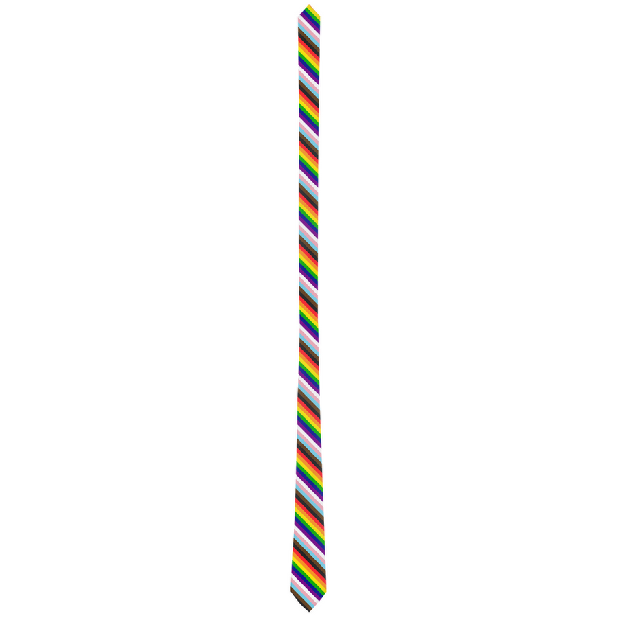 Cravates à motifs de fierté rayée Rainbow Progress