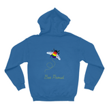 Sweats à capuche Bumblebee Pride Pun (sans fermeture éclair/pull) – DESIGN arrière | Choisissez votre drapeau et votre jeu de mots | Sweat à capuche pull bourdon | LGBTQIA