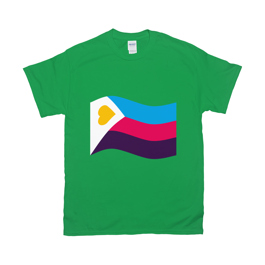 Polyamory Pride Flag Relaxed Fit Tshirt - LIGHT | Choose Your Flag
