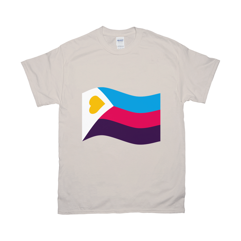 Polyamory Pride Flag Relaxed Fit Tshirt - LIGHT | Choose Your Flag
