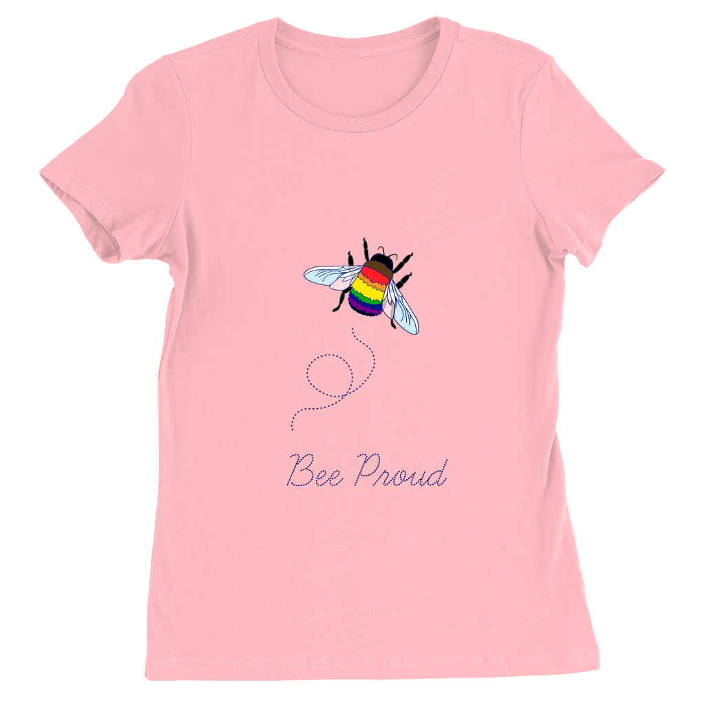 Bumblebee Pride Pun Fitted Tshirts - LIGHT | Choose Your Colourway and Pun | Bella + Canvas