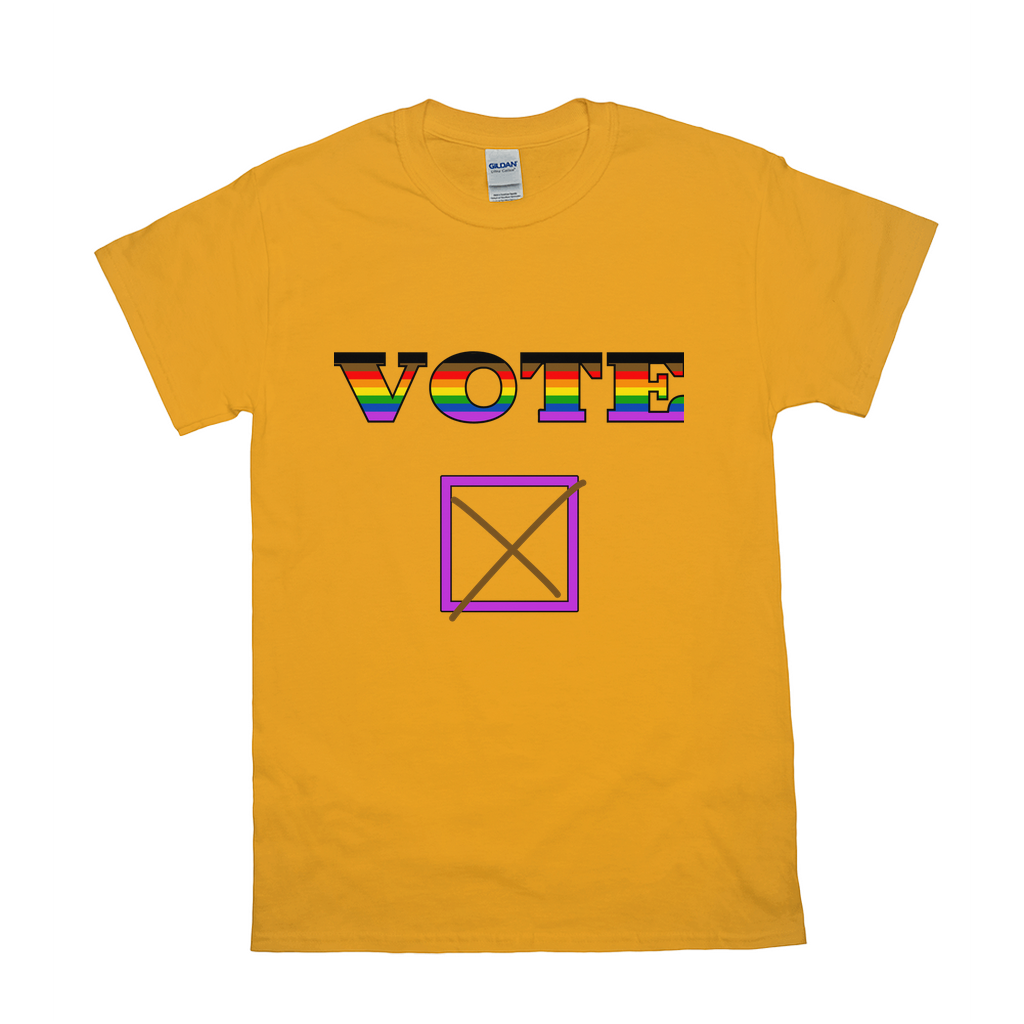 Votez un t-shirt coupe décontractée | Choisissez votre coloris Pride