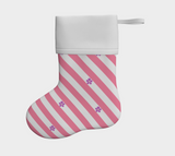 Sapphic - V1 Striped Holiday Stocking