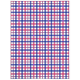 Bisexual Gingham Plaid Pride Minky Blankets