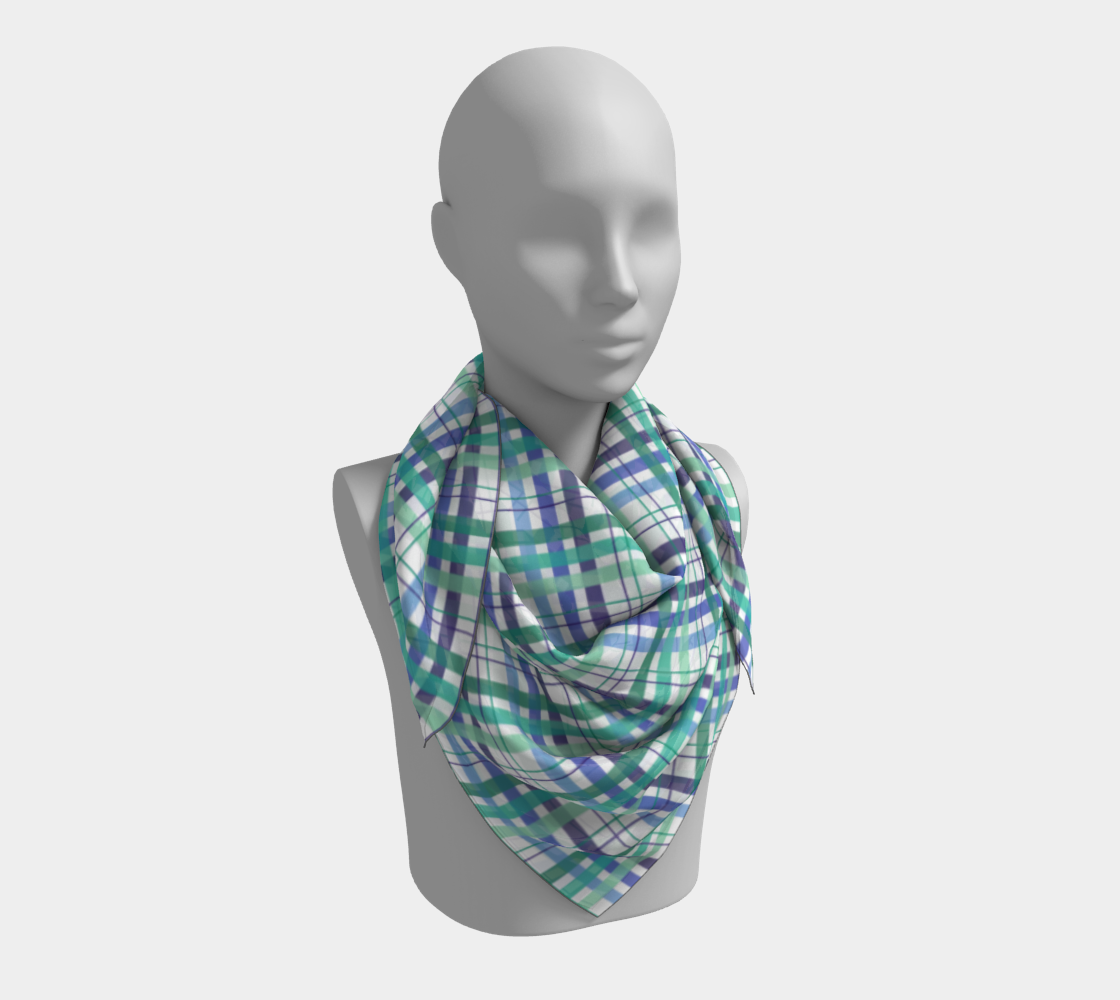 Gay Man (anciennement Vincian - V2) Foulard carré à carreaux