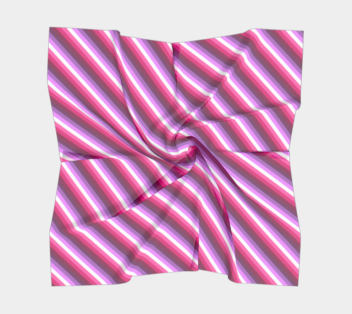 Lesbian - V2 Striped Square Scarf