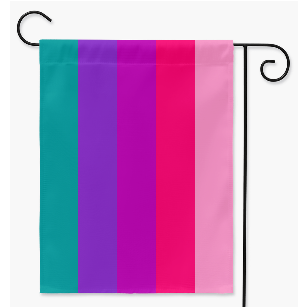 Bi-Lesbian Pride Yard and Garden Flags | Single Or Double-Sided | 2 Sizes