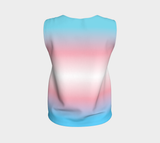 Transgender Gradient Loose Tank (Long)