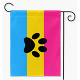Furry - V3 - Pansexual Pride Yard and Garden Flags | Single Or Double-Sided | 2 Sizes