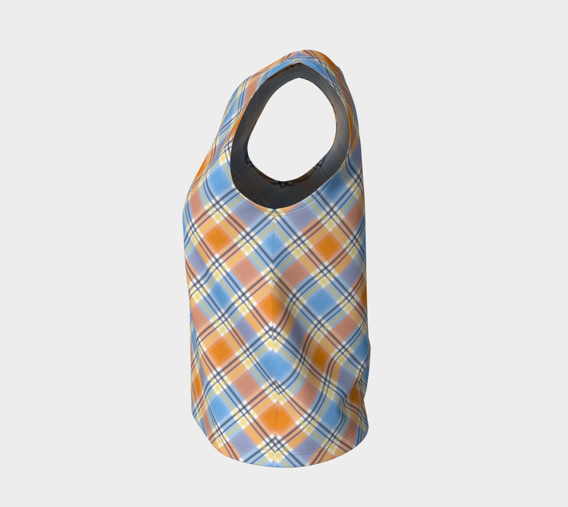 Pride Plaid/Argyle Loose Tank | Regular Length | Choose Your Colourway