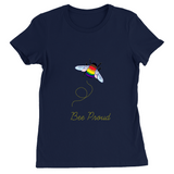 T-shirts ajustés Bumblebee Pride Pun - DARK | Choisissez votre coloris et votre jeu de mots | Bella + Toile