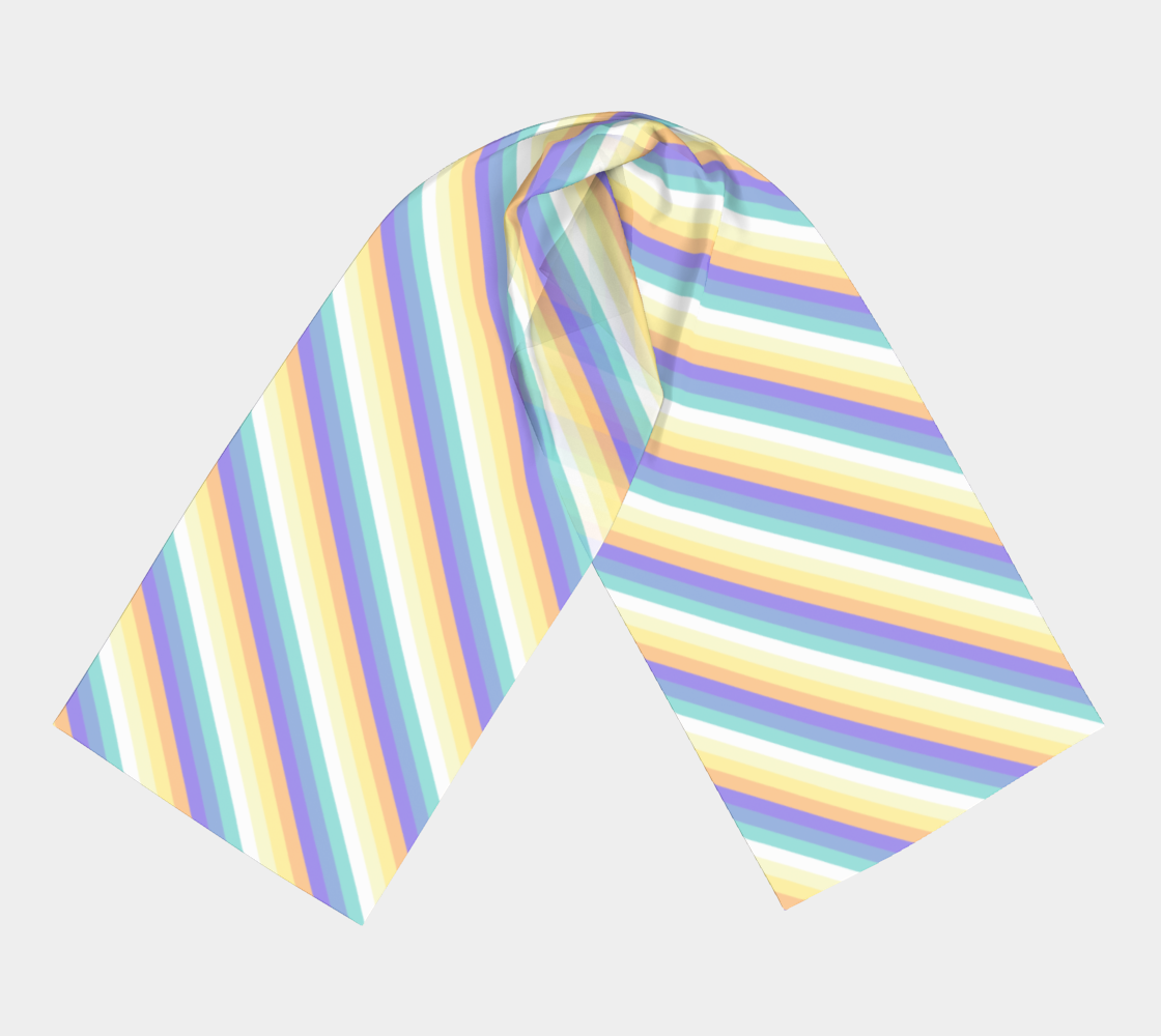 Genderfaun Striped Long Scarf