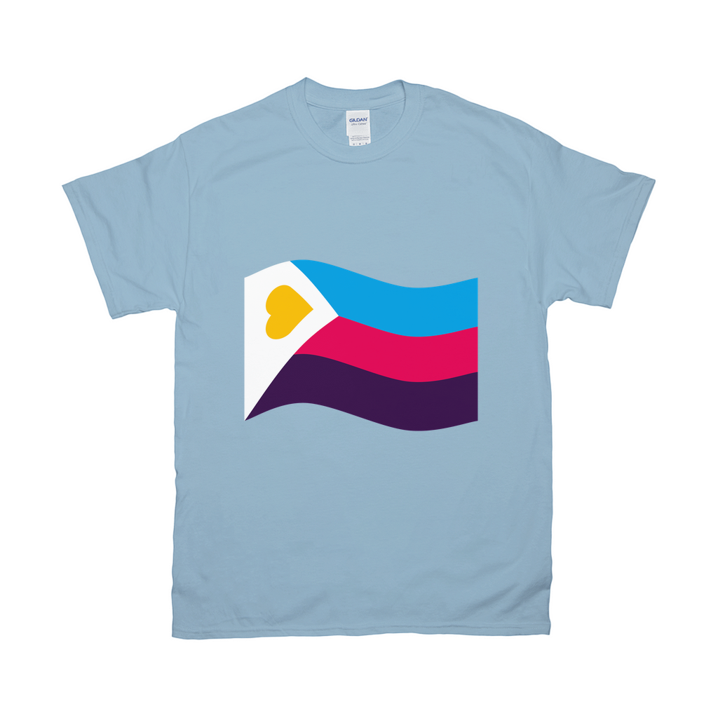 Polyamory Pride Flag Relaxed Fit Tshirt - LIGHT | Choose Your Flag