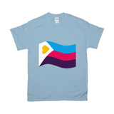 Polyamory Pride Flag Relaxed Fit Tshirt - LIGHT | Choose Your Flag