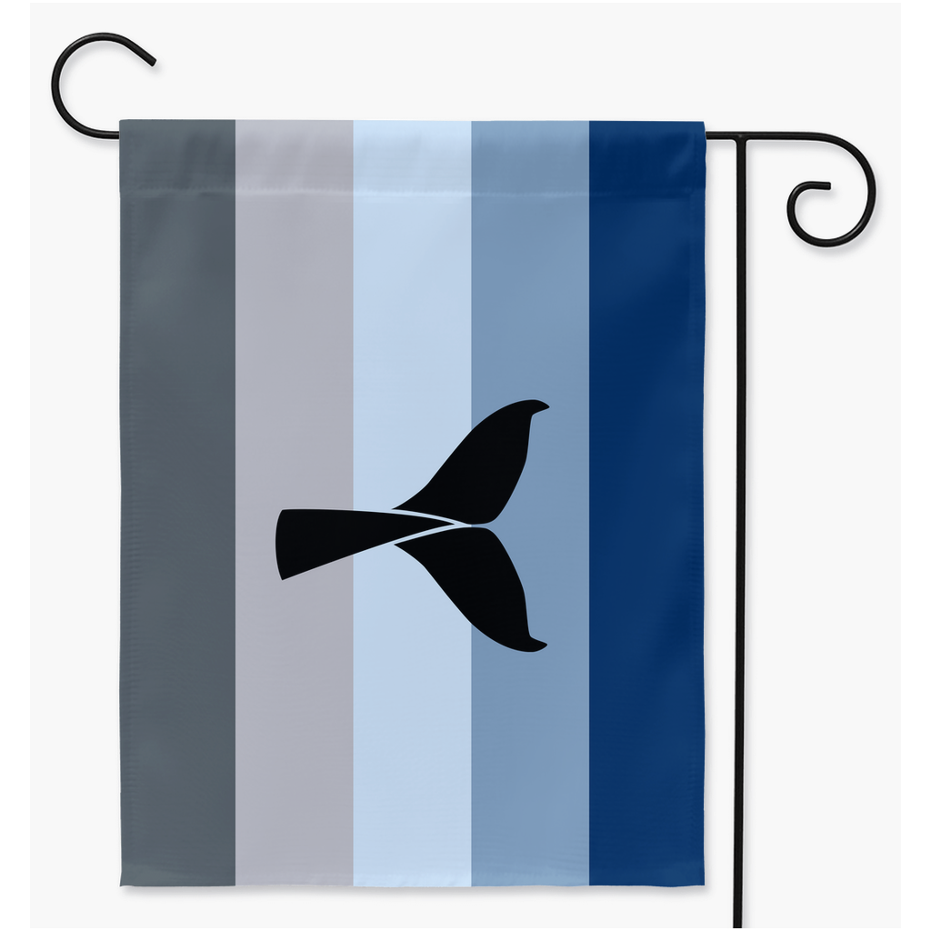 Cetacean Pride Pride Yard and Garden Flags | Single Or Double-Sided | 2 Sizes