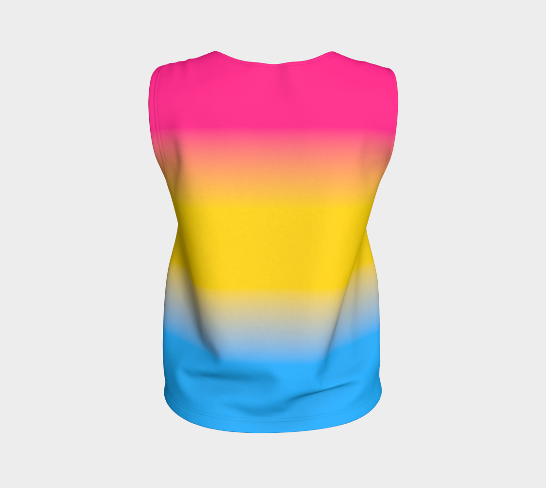 Débardeur ample dégradé pansexuel (long)