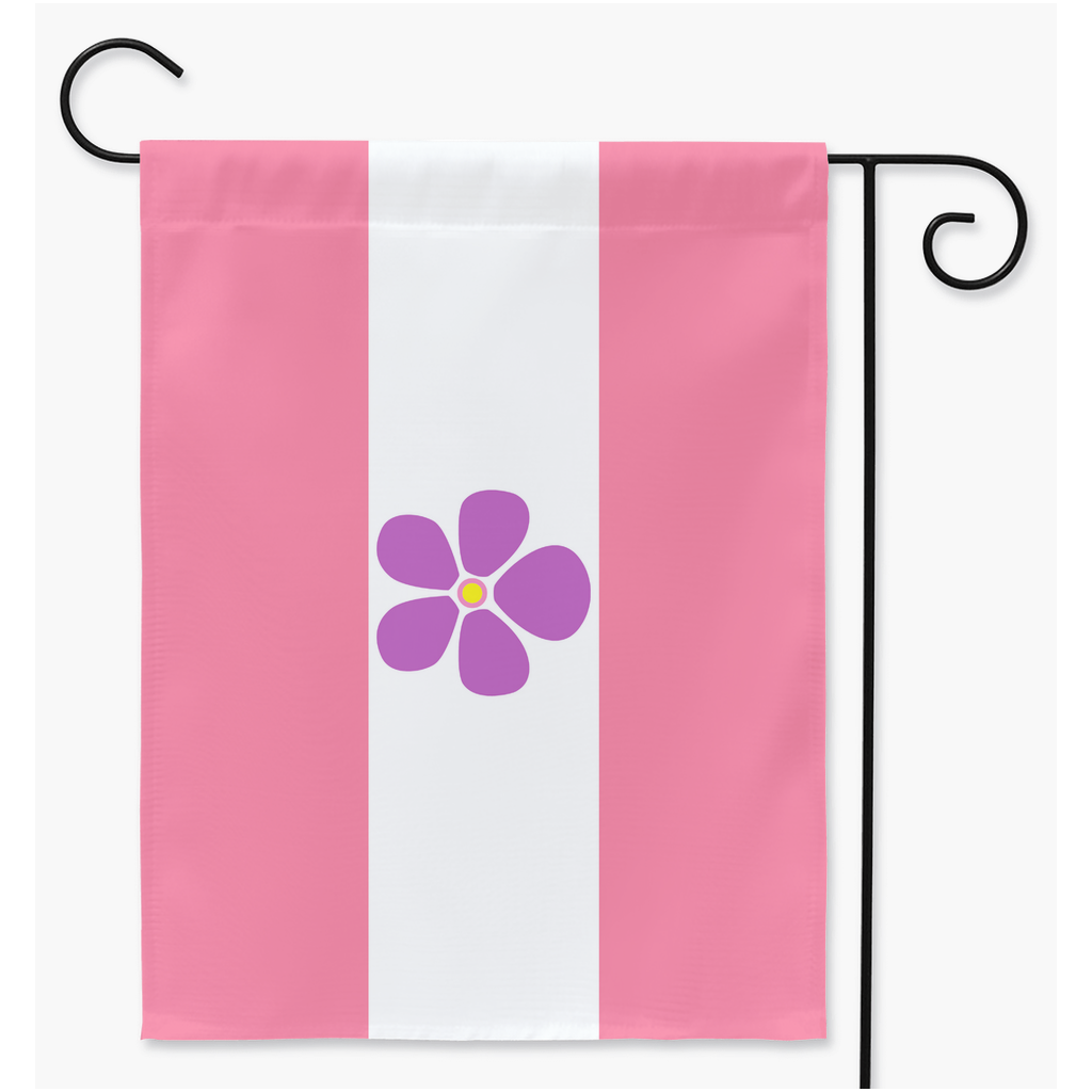 Sapphic - V1 Yard and Garden Flags | Single Or Double-Sided | 2 Sizes | Lgbtqia2s - Sexual And Romantic Orientations