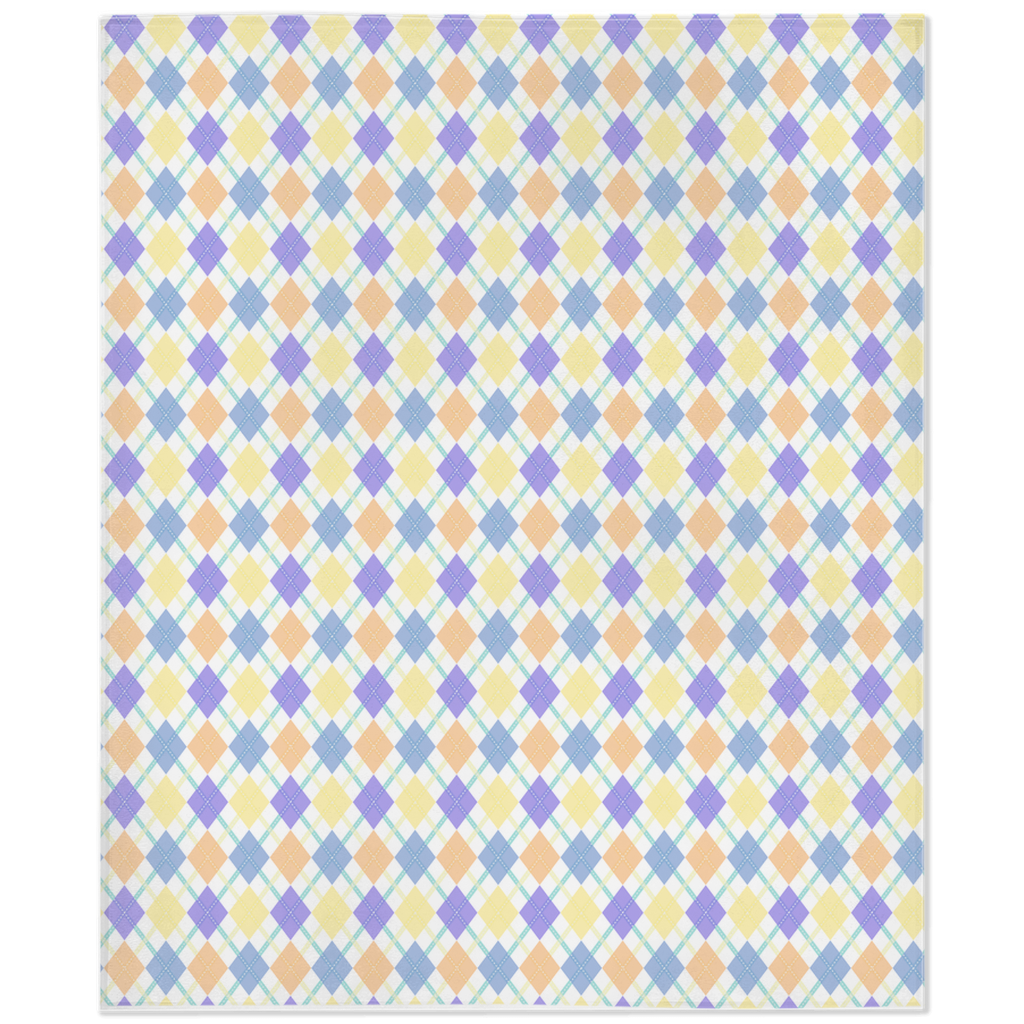 Genderfaun Argyle Plaid Pride Minky Blankets