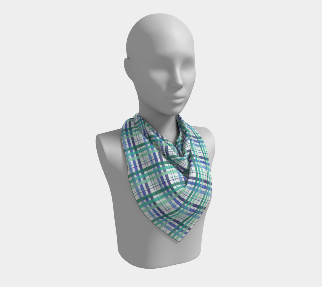 Gay Man (anciennement Vincian - V2) Foulard carré à carreaux