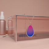 Orientation Gradient or Faux Stone Oval Necklace | Choose Your Colourway