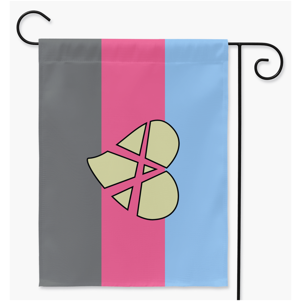 Anarquía de relaciones - V1 Yard and GardenFlags | Una o dos caras | 2 tamaños | Poliamor y ENM