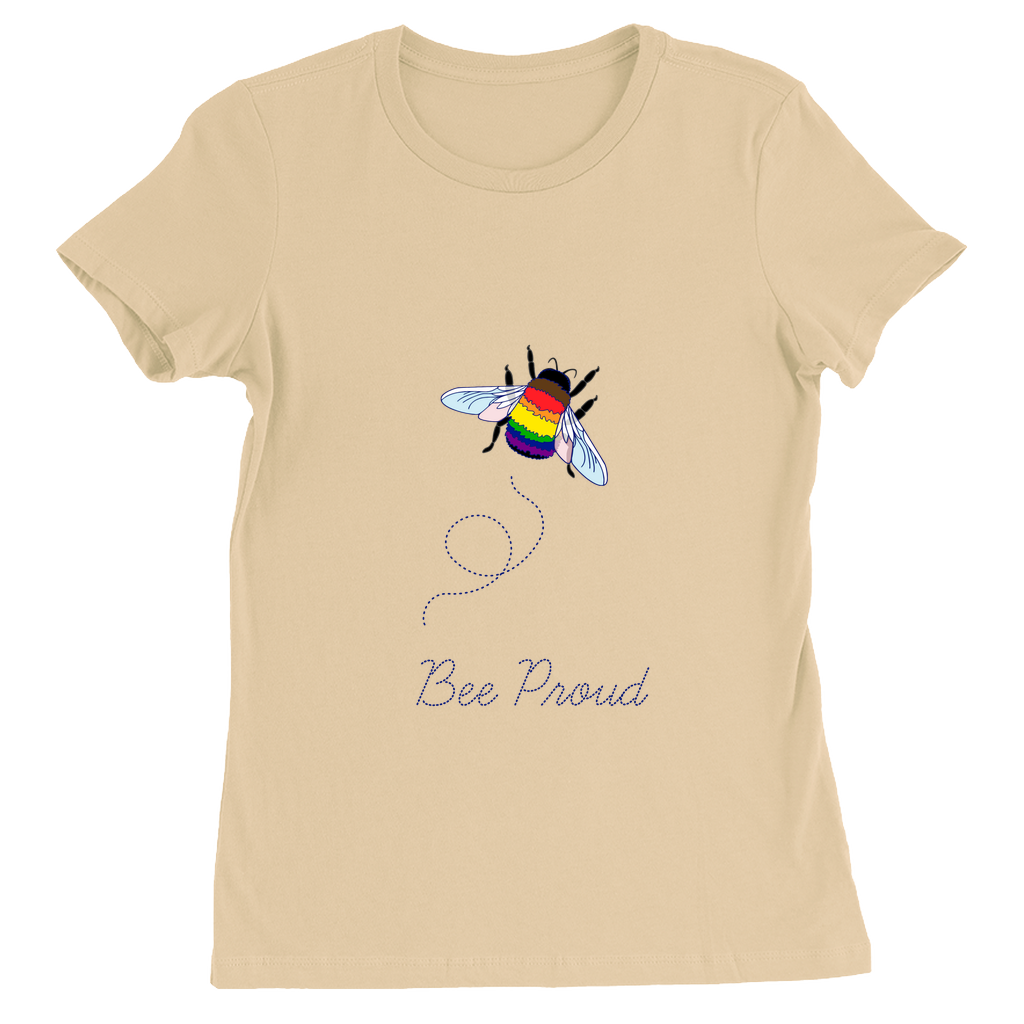 Bumblebee Pride Pun Fitted Tshirts - LIGHT | Choose Your Colourway and Pun | Bella + Canvas