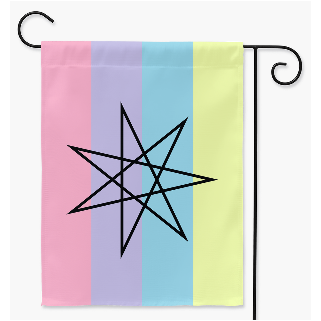 Kingender - V1 (Symbol) Pride Flags | Single Or Double-Sided | 2 Sizes | Gender Identity and Presentation